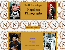 Tablet Screenshot of napoleon.hollowaypages.com